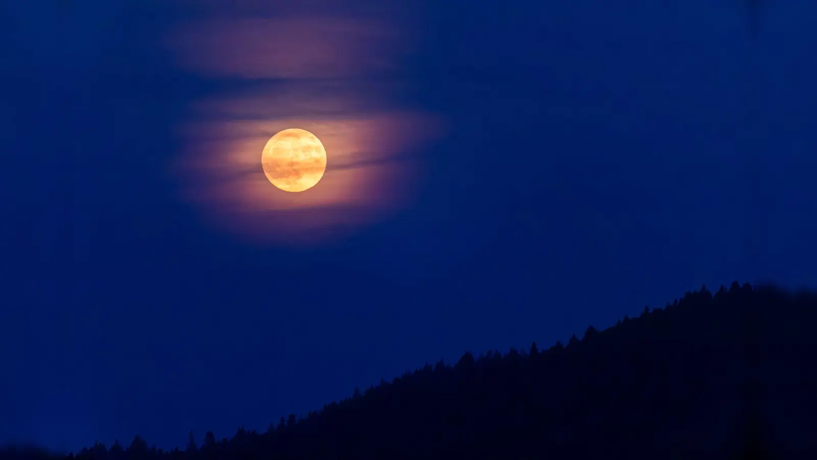 Wetteraussichten beim Erdbeermond sind gut. (Bild: Philipp von Ditfurth/dpa)