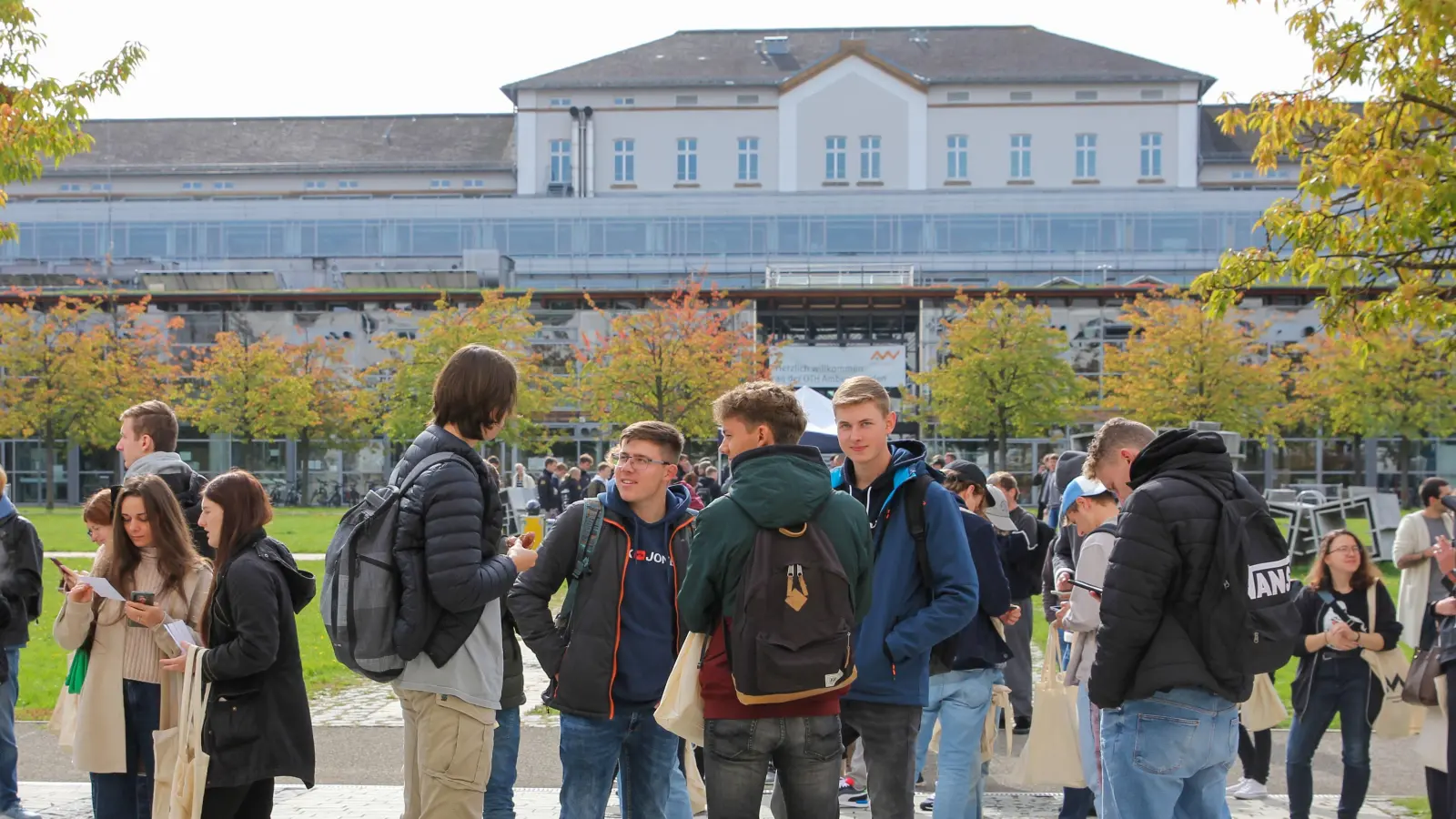 Begrüßung der Erstsemester der OTH Amberg-Weiden am Standort Weiden. (Bild: OTH Amberg-Weiden)