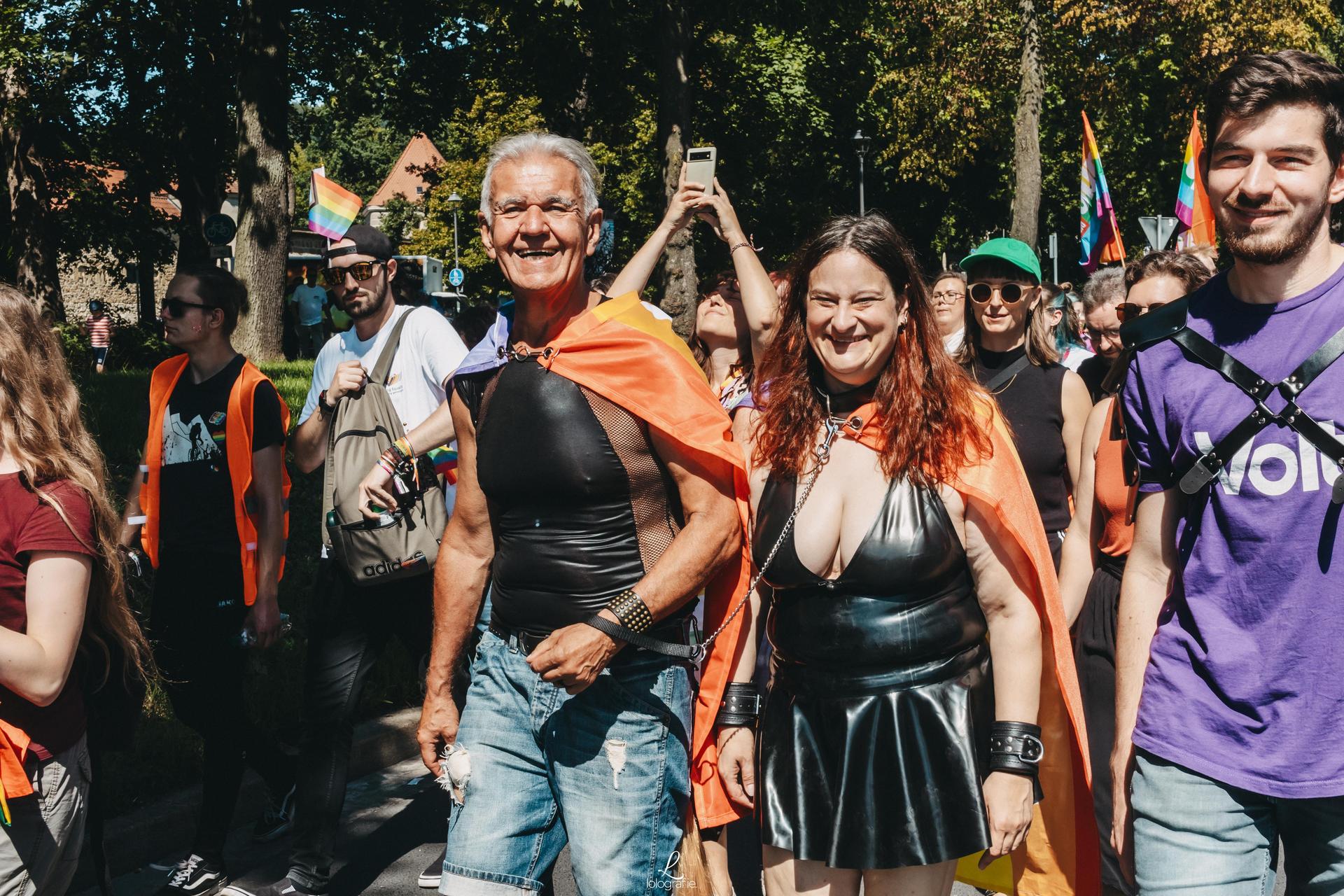 Die Bilder von der CSD-Parade 2023 in Amberg. (Bild: Leonie Hartung)