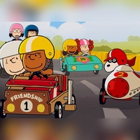 Charlie Brown (l-r), Franklin und Snoopy in einer Szene des Kurzfilms „Willkommen zu Hause, Franklin“ (Bild: Apple TV+/dpa)