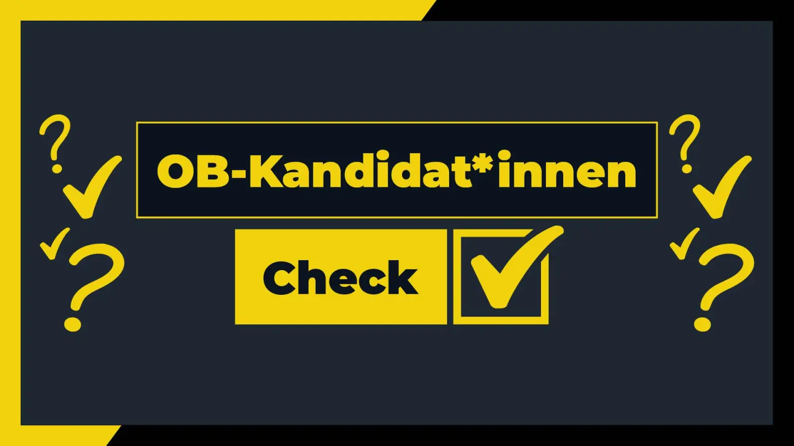 Interview und Vorstellung mit den OB-Kandidat*innen. (Bild: Marina Gube)