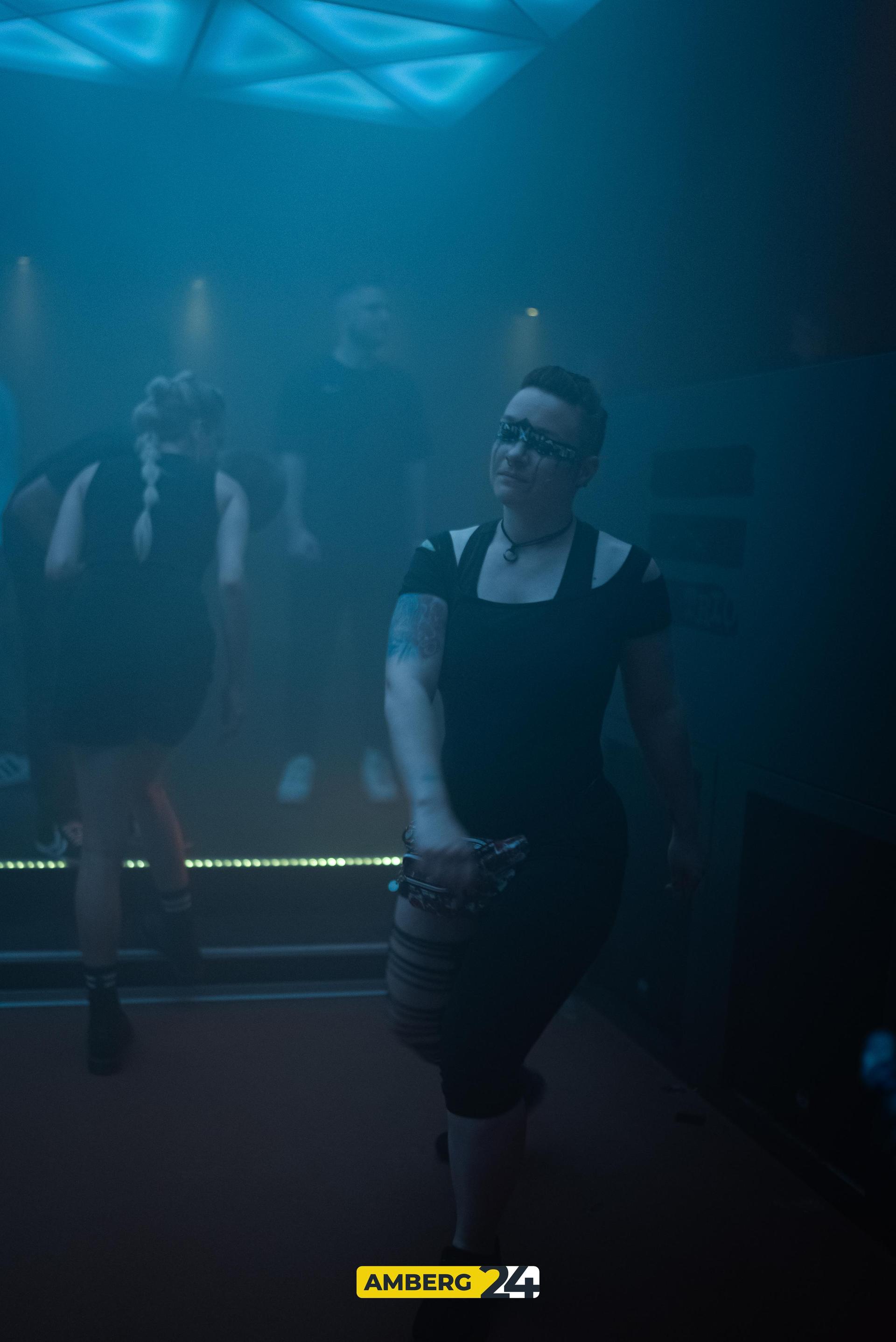 Dark Techno und Electro gab&#39;s am Samstag im Trio Amberg! (Bild: Mario Donhauser)