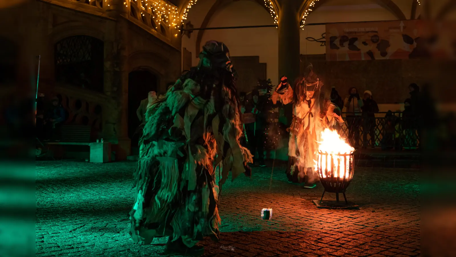 Die Oberpfälzer Schlossteufeln bei ihrem Auftritt in Amberg. (Bild: Melanie Martinu
Melanie Martinu Photography)