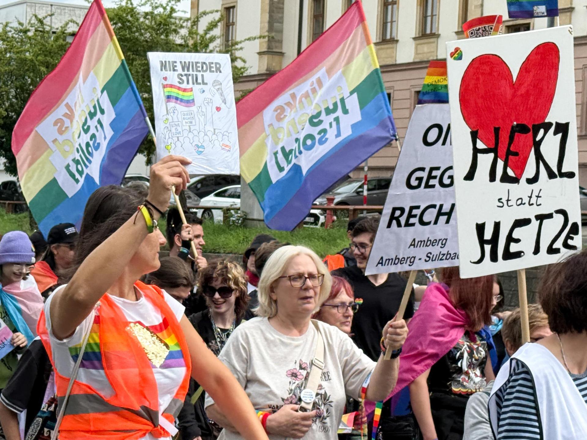 Christopher Street Days (CSD) Amberg 2025. (Bild: Petra Hartl)