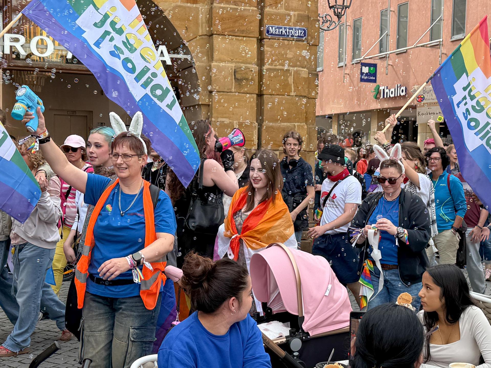 Christopher Street Days (CSD) Amberg 2025. (Bild: Petra Hartl)