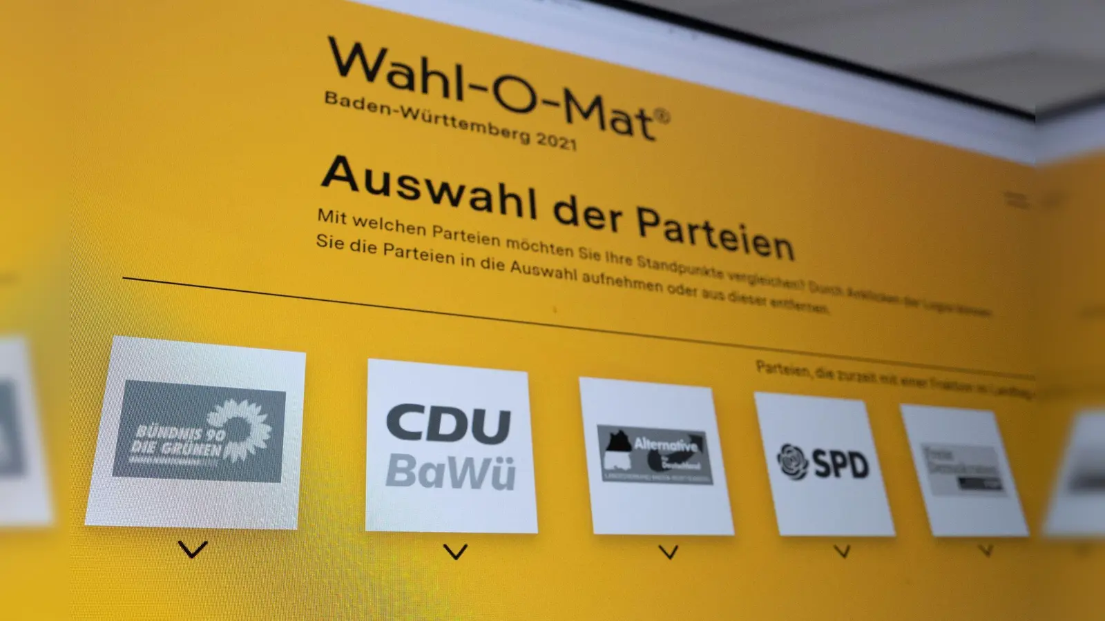 Ab Mittwochmittag funktioniert der Wahl-O-Mat auch für Bayern. (Archivbild: Bernd Weißbrod/dpa)