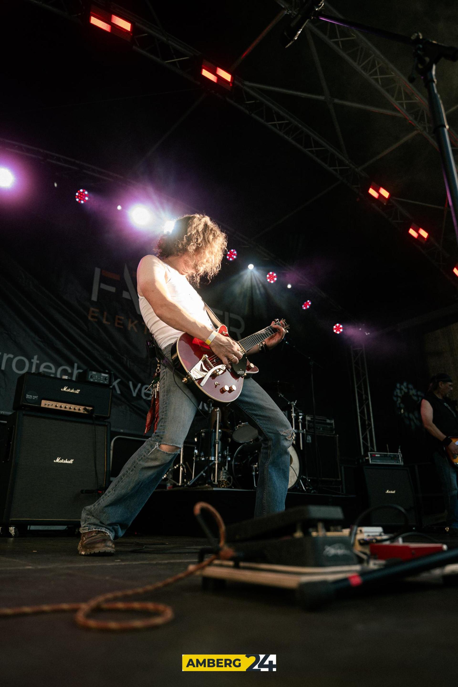 Einen ganz eigenen Vibe gab's auf dem Altstadtfest im Innenhof des Landratsamts! (Bild: David Mueller)